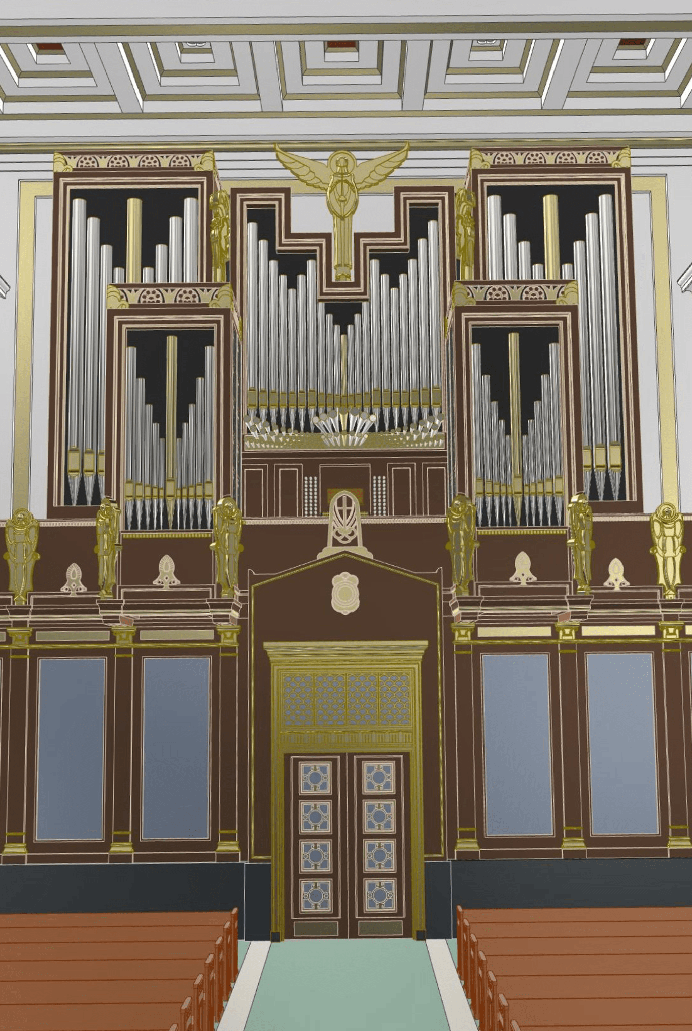 Flentrop orgel Cincinnati, USA